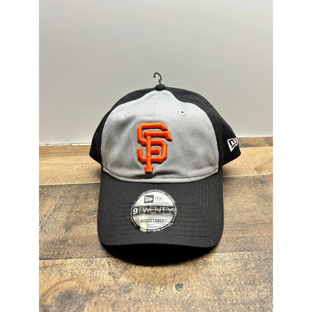 San Francisco Giants Snapback Hat Mens Black Gray‎ New Era MLB Baseball Sport